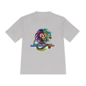 Unisex Moisture Wicking Tee - Mascot Fuzzy Monkey