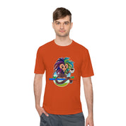 Unisex Moisture Wicking Tee - Mascot Fuzzy Monkey