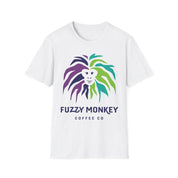 Fuzzy Monkey Coffee Co Unisex Softstyle T-Shirt - Fun & Trendy Coffee Lover Tee
