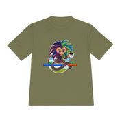 Unisex Moisture Wicking Tee - Mascot Fuzzy Monkey