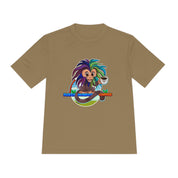 Unisex Moisture Wicking Tee - Mascot Fuzzy Monkey