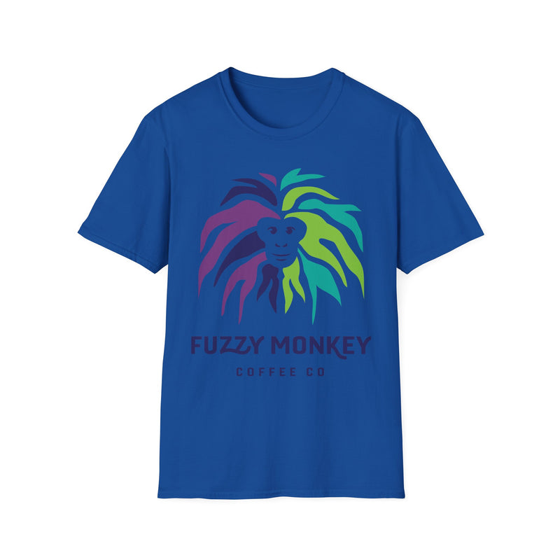 Fuzzy Monkey Coffee Co Unisex Softstyle T-Shirt - Fun & Trendy Coffee Lover Tee