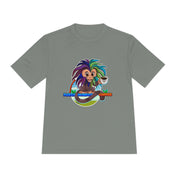 Unisex Moisture Wicking Tee - Mascot Fuzzy Monkey