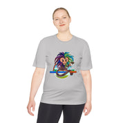 Unisex Moisture Wicking Tee - Mascot Fuzzy Monkey