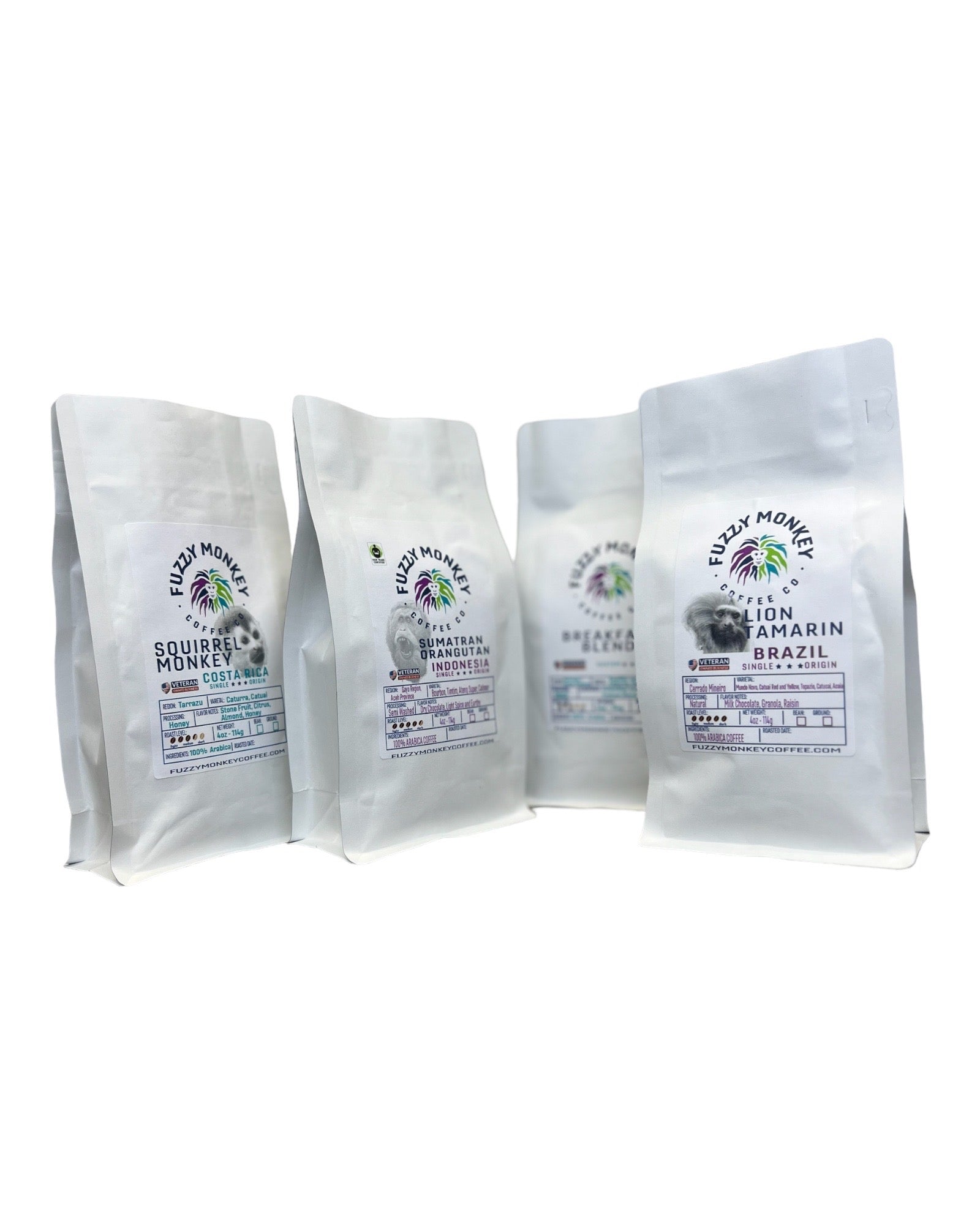4 Bag Sample Pack - 4oz each