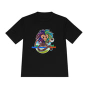 Unisex Moisture Wicking Tee - Mascot Fuzzy Monkey