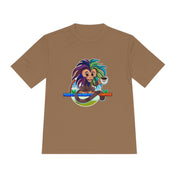 Unisex Moisture Wicking Tee - Mascot Fuzzy Monkey