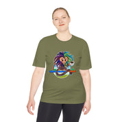 Unisex Moisture Wicking Tee - Mascot Fuzzy Monkey