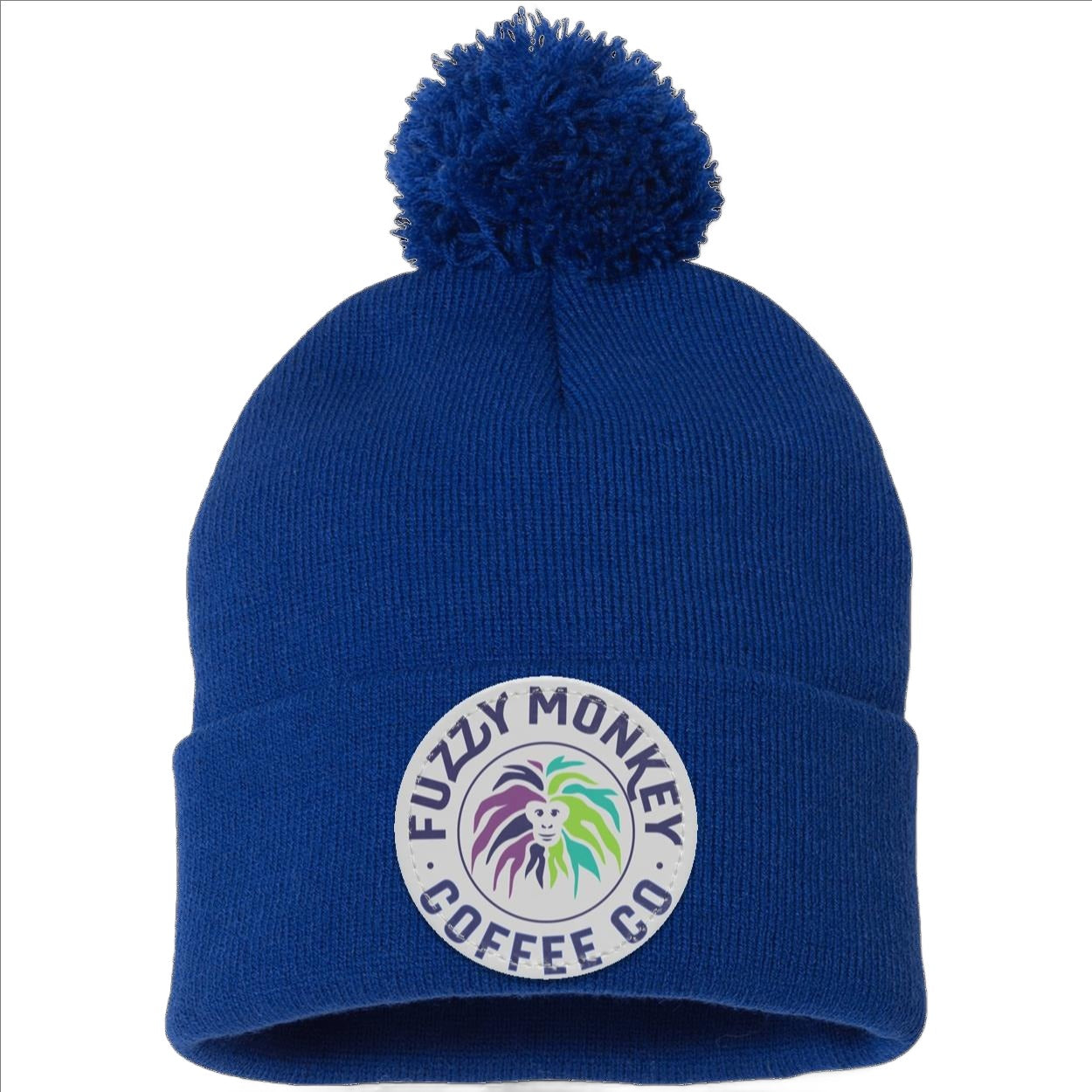Pom Pom Knit Cap - Patch - Circle Logo