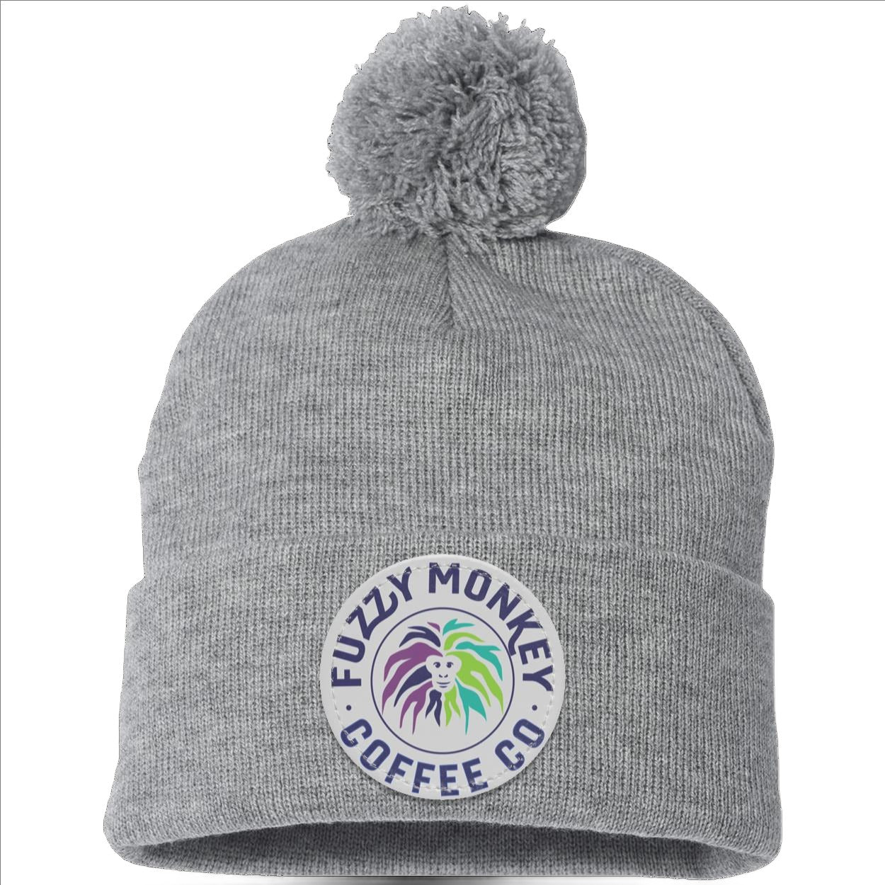 Pom Pom Knit Cap - Patch - Circle Logo