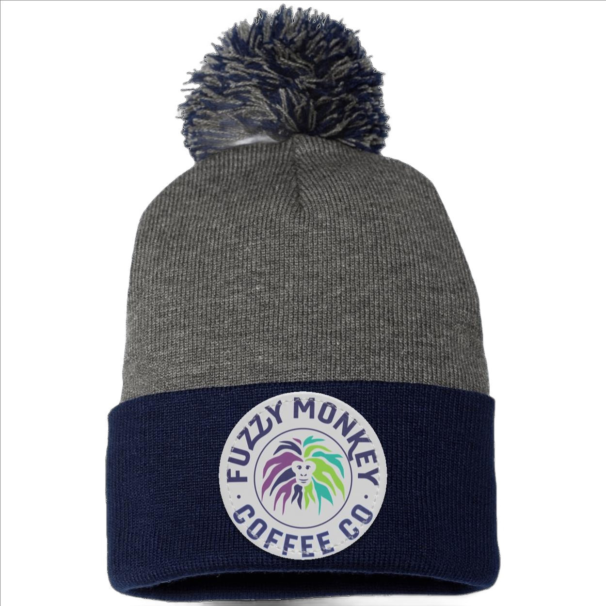 Pom Pom Knit Cap - Patch - Circle Logo