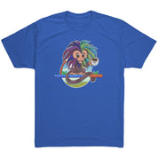 Next Level Mens Triblend TShirt - Cartoon Fuzzy Monkey