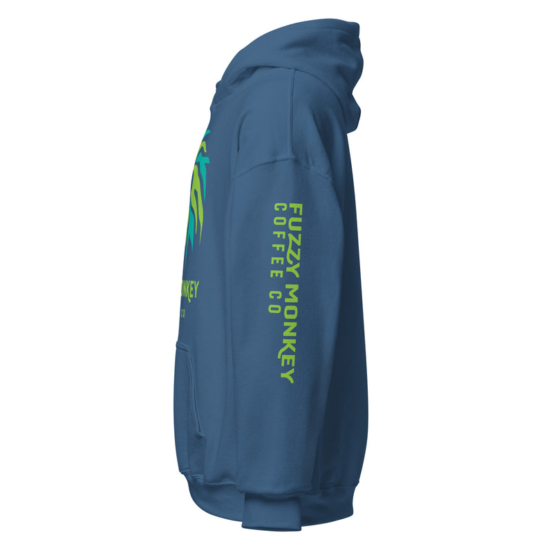 Indigo blue hotsell gildan hoodie