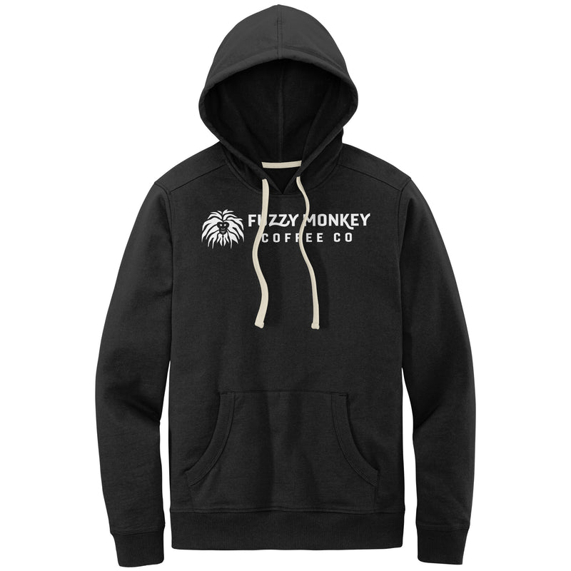 District Mens Re-Fleece Hoodie - Large Monkey Head