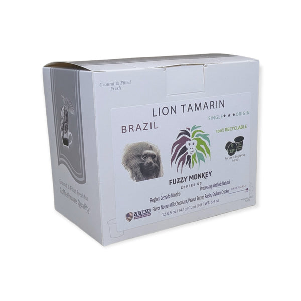Lion Tamarin - Pods - Brazil - Dark Roast - French/Italian