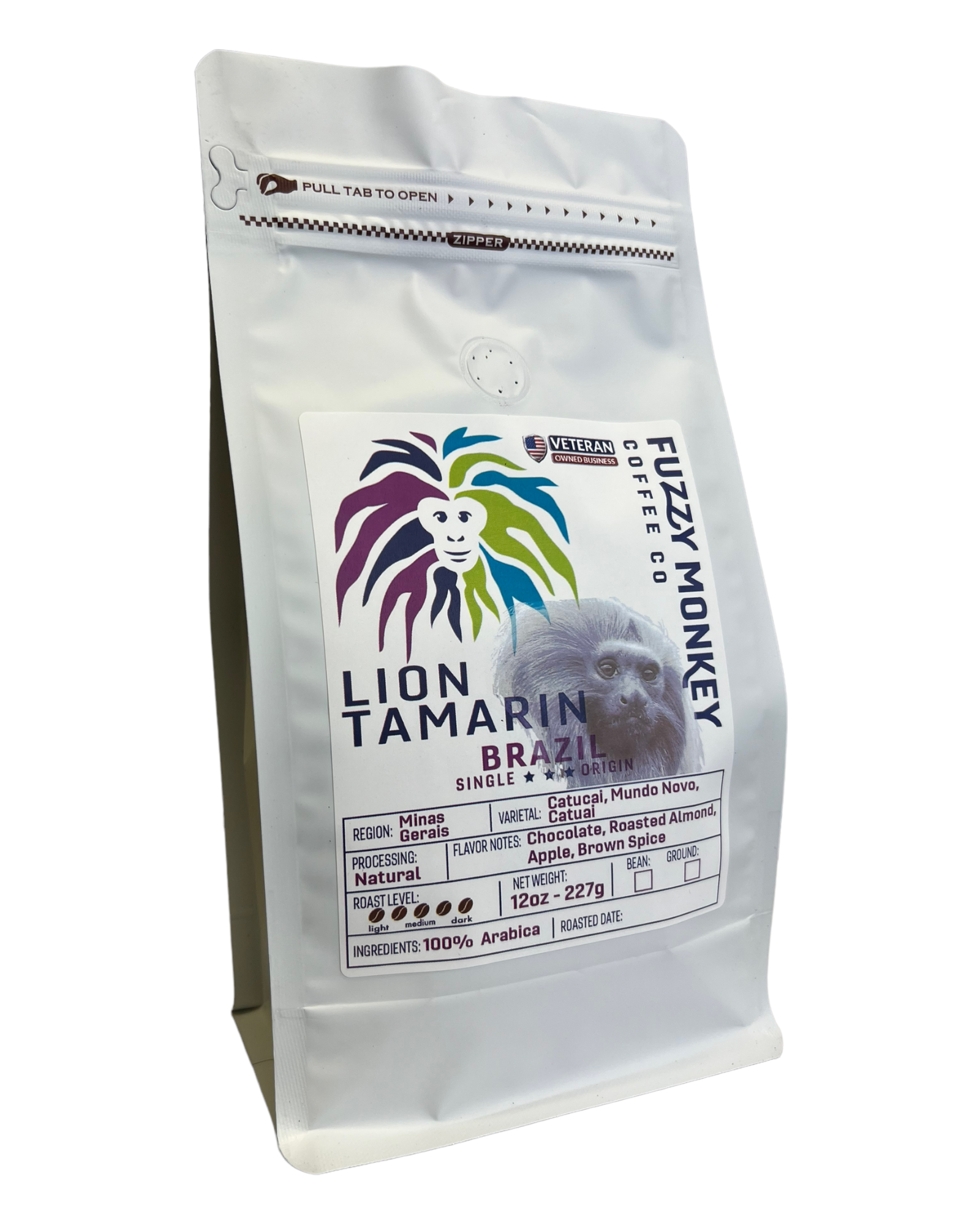 Lion Tamarin - Brazil - Specialty Grade Coffee - Italian Dark Roast
