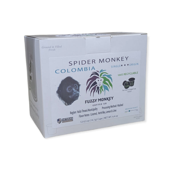 Spider Monkey - Pods - Colombia - City Roast (Medium)﻿